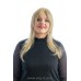 WID-1033 Blonde golvende pruik met lichtblonde punten LAATSTE!