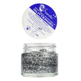 Superstar gel 40047 glitterzilver 15 ml