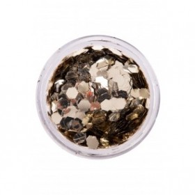  Chunky glitter biogradable dutch silver 2,5 gr.