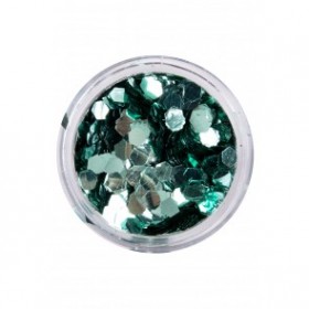  Chunky glitter biogradable sea green 2,5 gr.