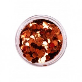  Chunky glitter biogradable copper orange 2,5 gr.