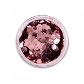  Chunky glitter biogradable soft pink 2,5 gr.