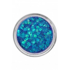 Pressed chunky glitter cream 10 ml  41349 blue chameleon