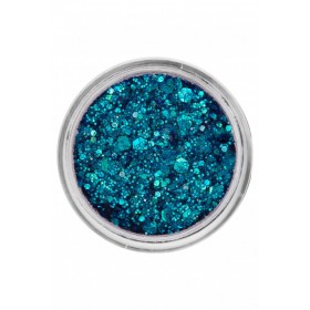 Pressed chunky glitter cream 10 ml  41357 peacock blue