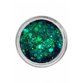 Pressed chunky glitter cream 10 ml  41358 mermaid green