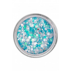 Pressed chunky glitter cream 10 ml 41389 turquoise candy