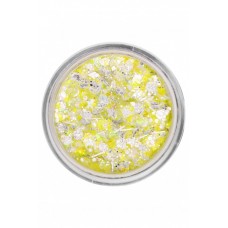 Pressed chunky glitter cream 10 ml 41392 neon yellow candy
