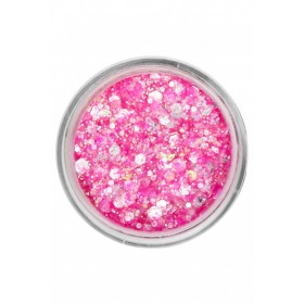 Pressed chunky glitter cream 10 ml  41398 neon pink candy