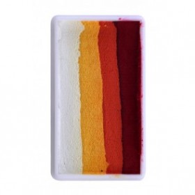 Splitcake Block 43336 ro/or/geel/wit. 28 gr. 11 UITVERKOCHT!