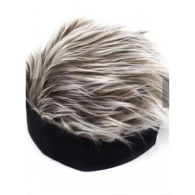Haarband heren zwarte band/blond haar
