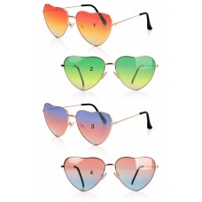 Hartjesbril in 4 kleuren (oranje bril uitverkocht)